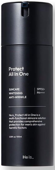 HE IS - Protect All In One Sunscreen SPF50+ PA++++ 全效合一防晒霜 SPF50+ PA++++ (120ml)