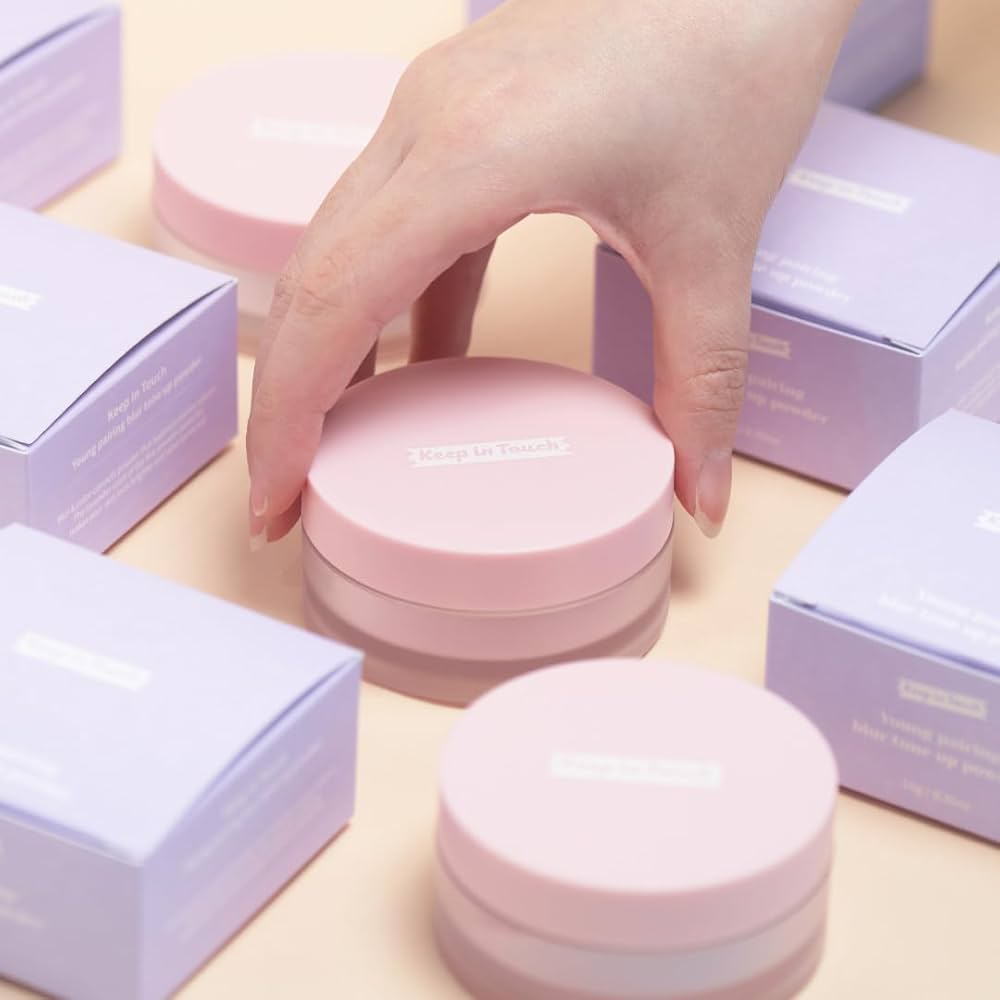 Keep In Touch - Young Pairing Sebum Blur Tone Up Powder, Lavender