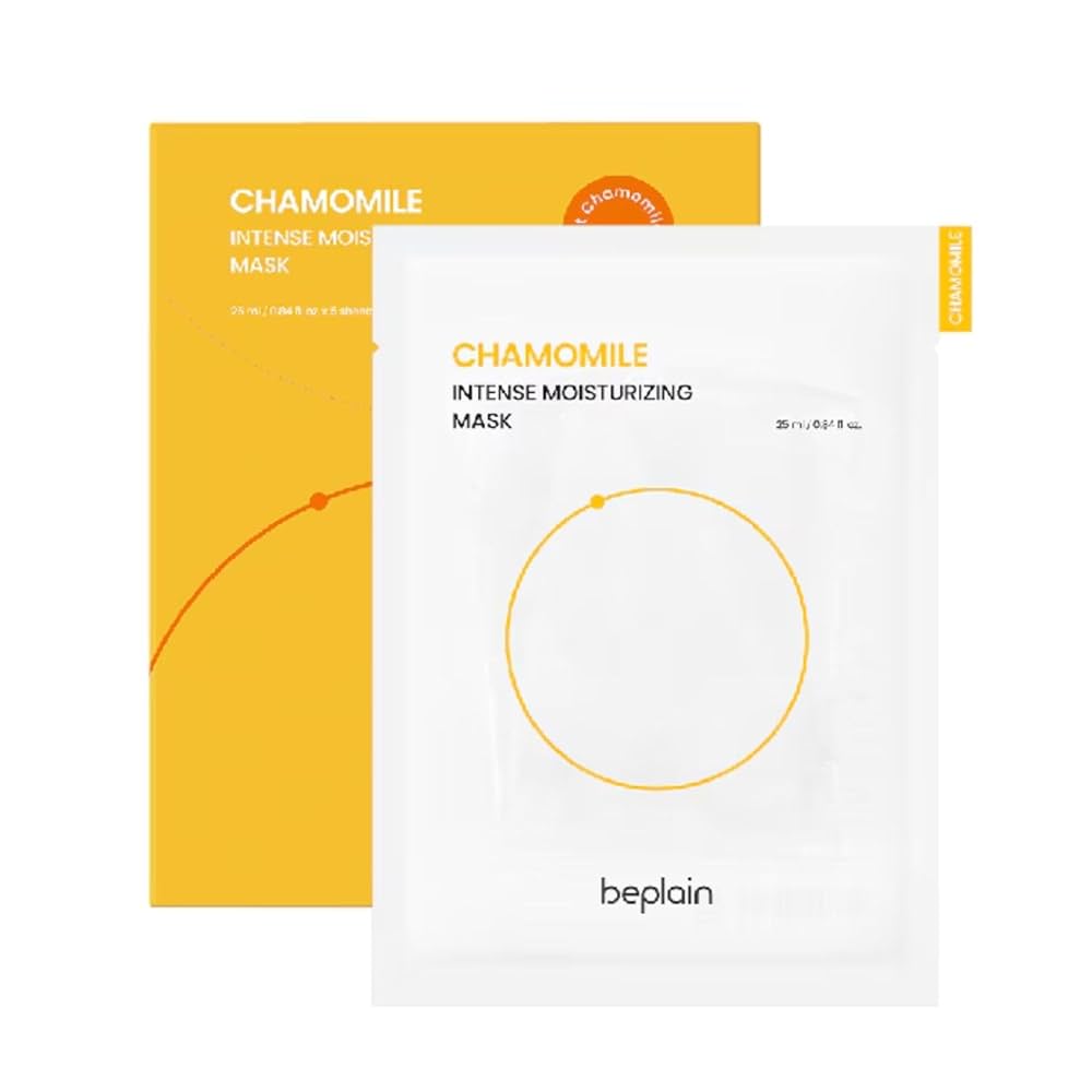 beplain - Chamomile Intense Moisturizing Mask (5 pcs)