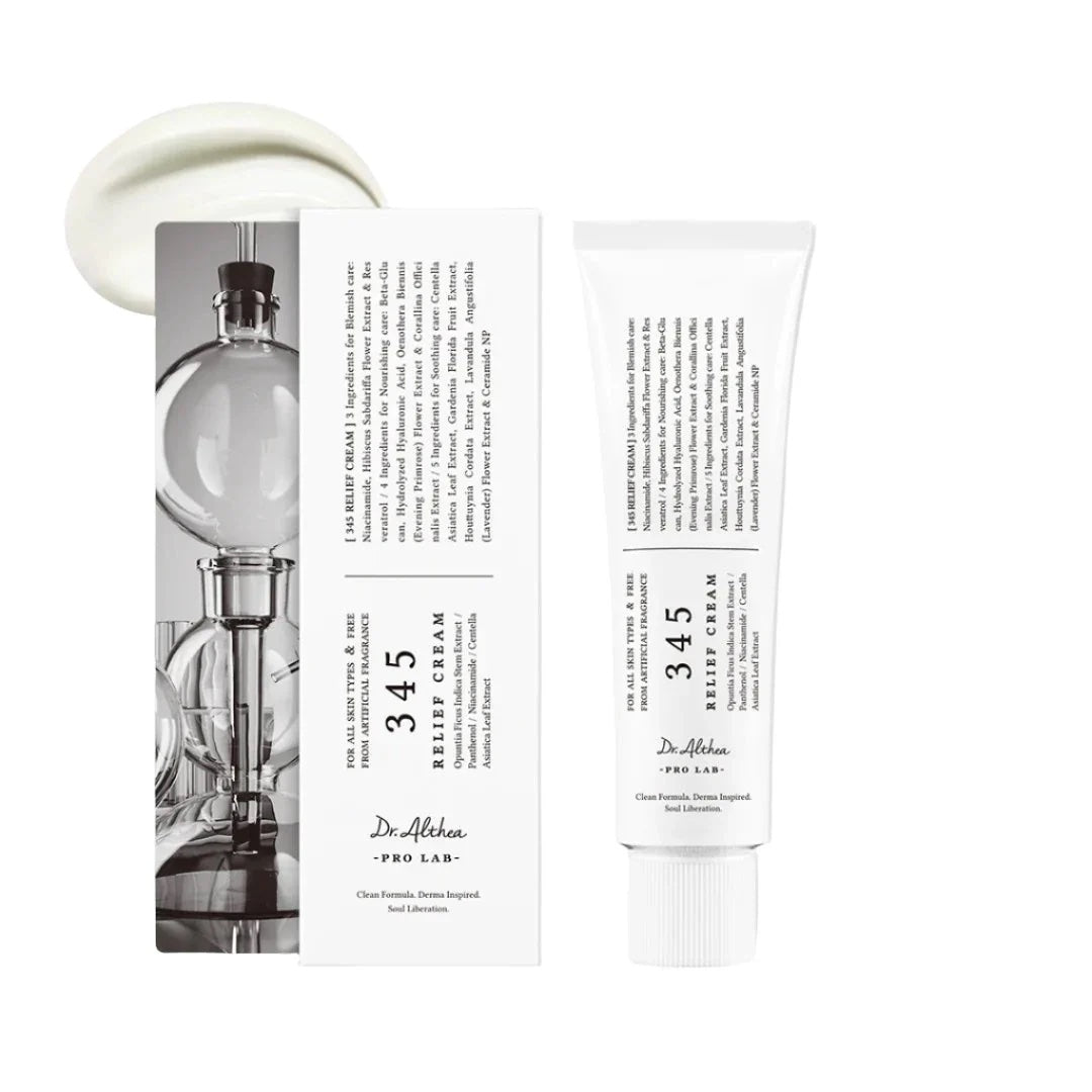 Dr. Althea - 345 Relief Cream 舒缓修护面霜 (50ml) – Hallyu
