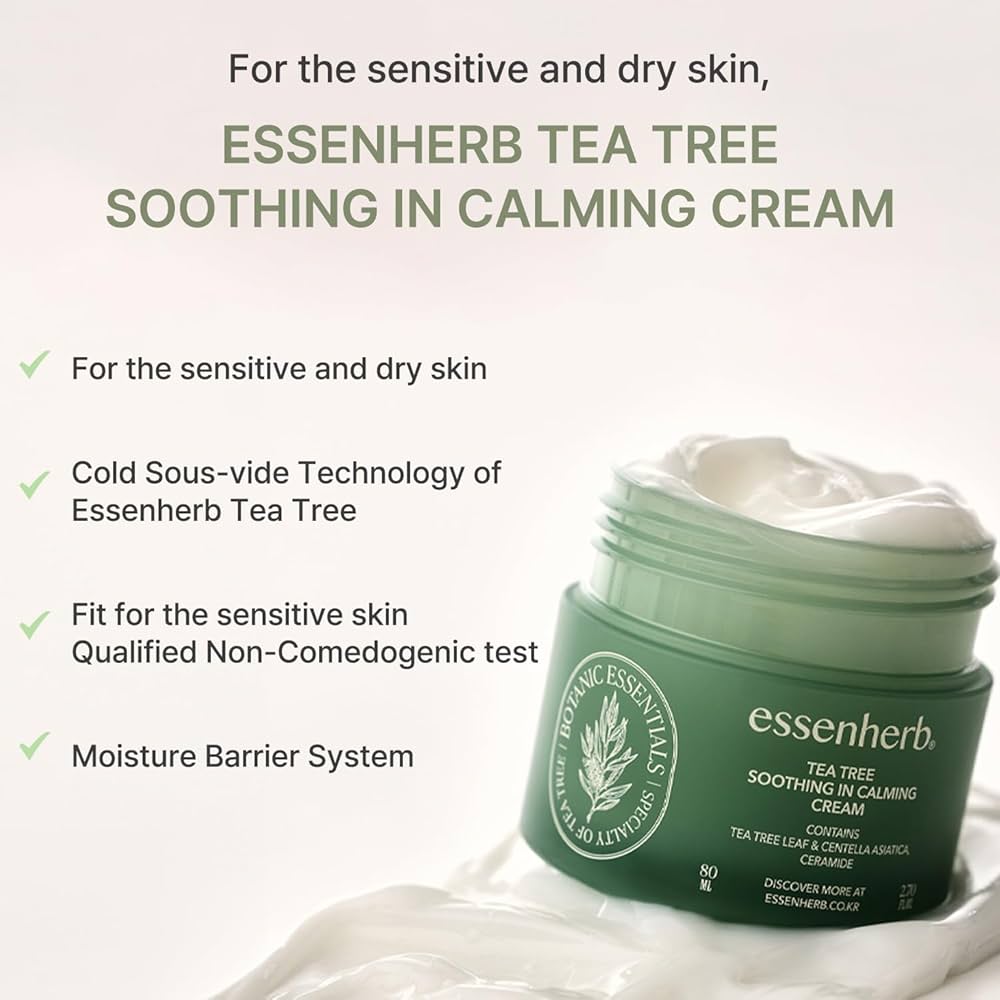 essenHERB - Tea Tree Soothing In Calming Cream