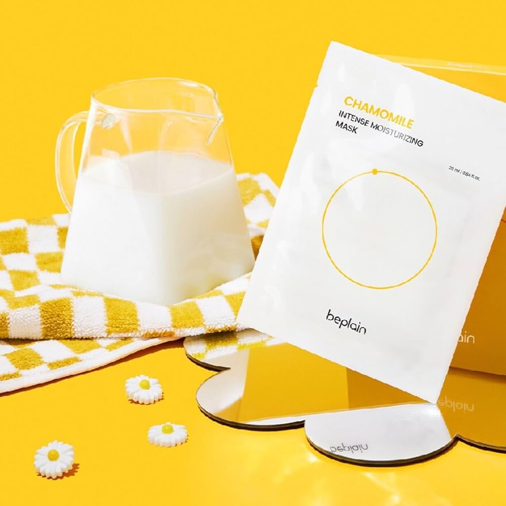 beplain - Chamomile Intense Moisturizing Mask (5 pcs)