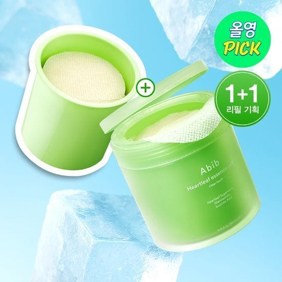 Abib - Heartleaf Essence Pad Clear Touch (70pcs + 70pcs)