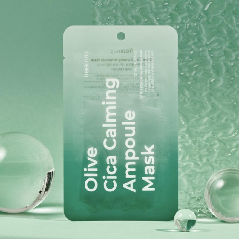 Freemay - Olive Cica Calming Ampoule Mask (10pcs)