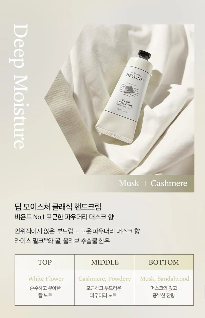 Beyond - Classic Hand Cream Deep Moisture (30ml)