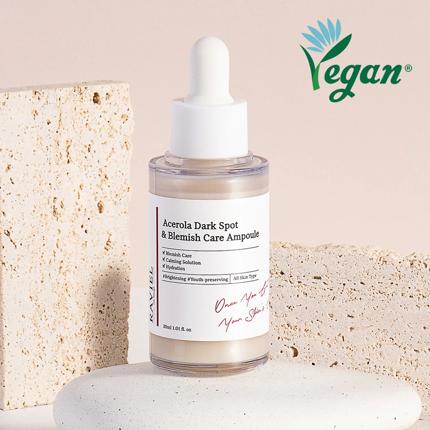 Raviel - Acerola Dark Spot & Blemish Care Ampoule (30ml)