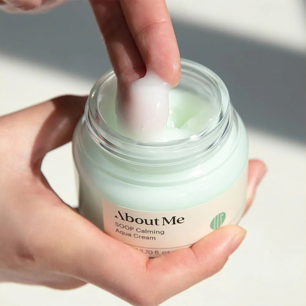AboutMe - SOOP Calming Aqua Cream (80ml + 80ml Refill Set)