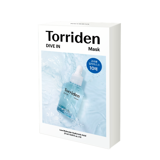 Torriden - Dive-in Low Molecular Hyaluronic Acid Mask (10pcs)