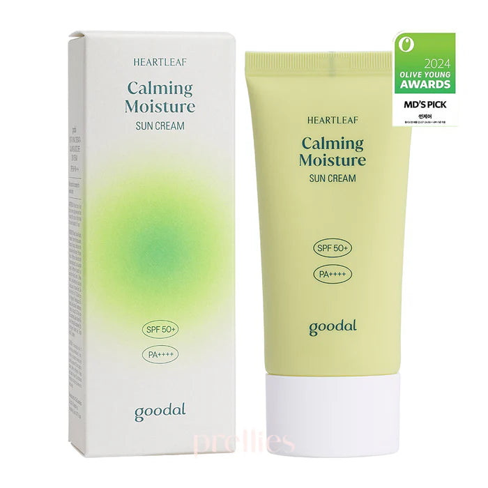 Goodal - Heartleaf Calming Moisture Sun Cream SPF50+/PA++++ (100ml)