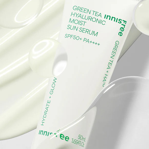 Innisfree - Green Tea Hyaluronic Moist Sun Serum [SPF50+/PA++++] (50ml)