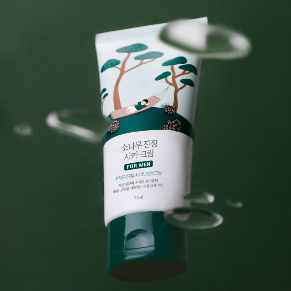 Round Lab - For Men Pine Soothing Cica Cream 男士松木舒缓积雪草面霜 (75ml)