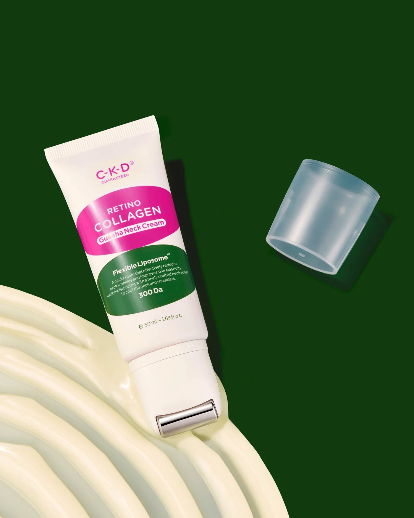 CKD - Retino Collagen Guasha Neck Cream (50ml + 1ml 3pc, 1 Set)