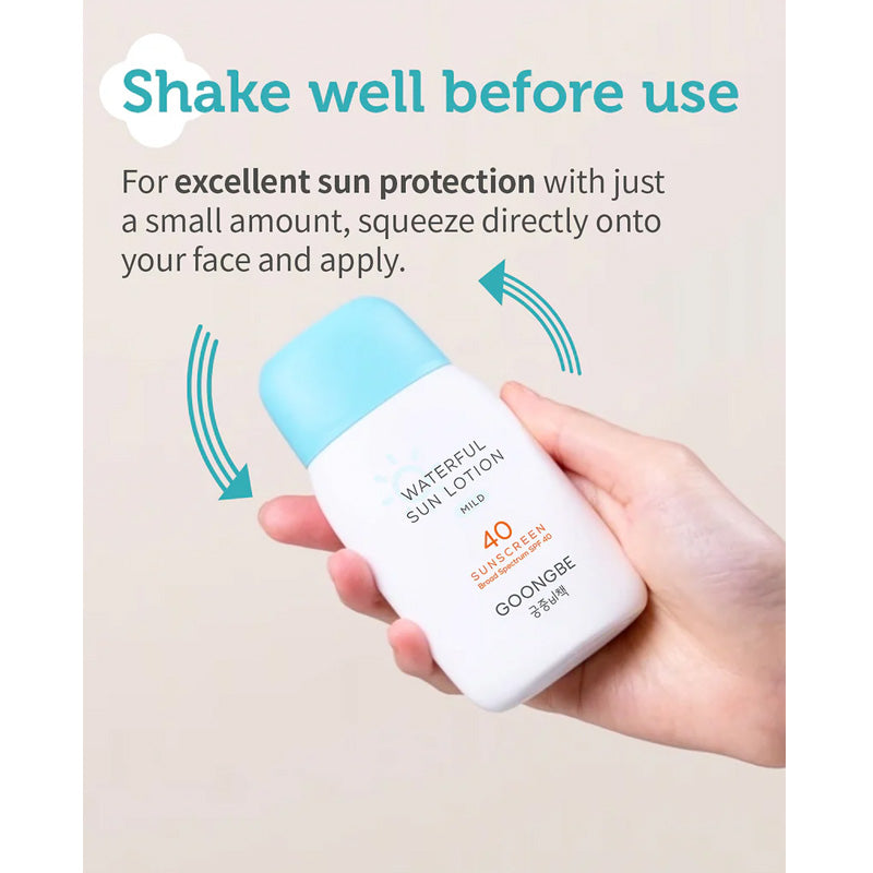 GOONGBE - Waterful Sun Lotion Mild [SPF50+/PA++++] (80g)