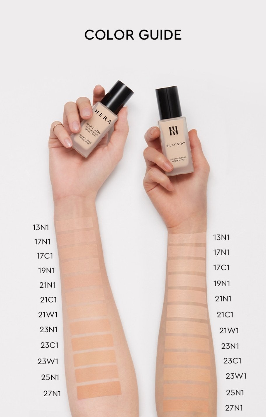 Hera - Silky Stay 24H Longwear Foundation [SPF20/PA++]
