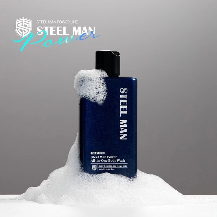Steelman - Power All-in-One Body Wash 强效多合一沐浴露 (300ml)