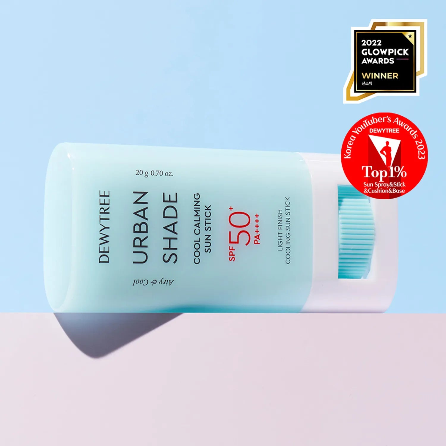 Dewytree - Urban Shade Cool Calming Sun Stick [SPF50+/PA++++] (2 x 20g Set)