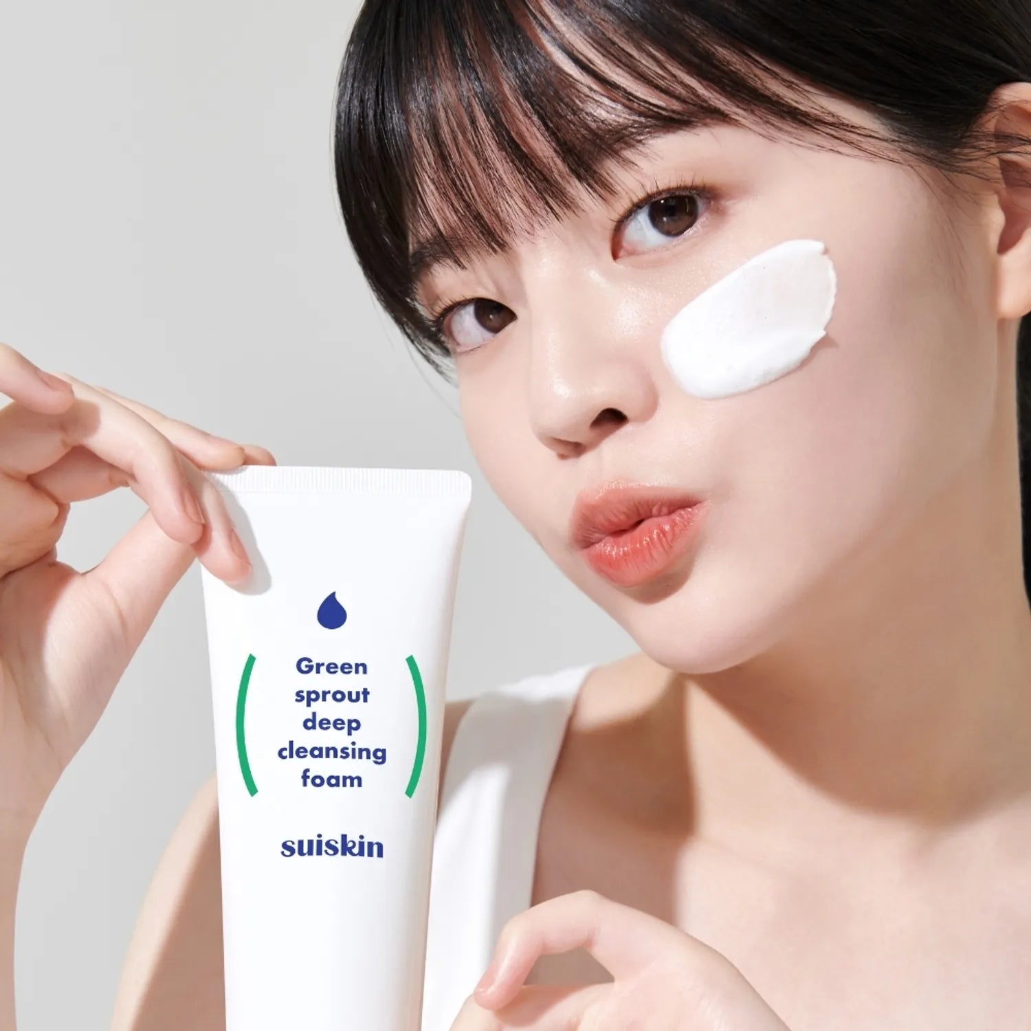[~7 days] Suiskin - Green Sprout Deep Cleansing Foam (150ml)