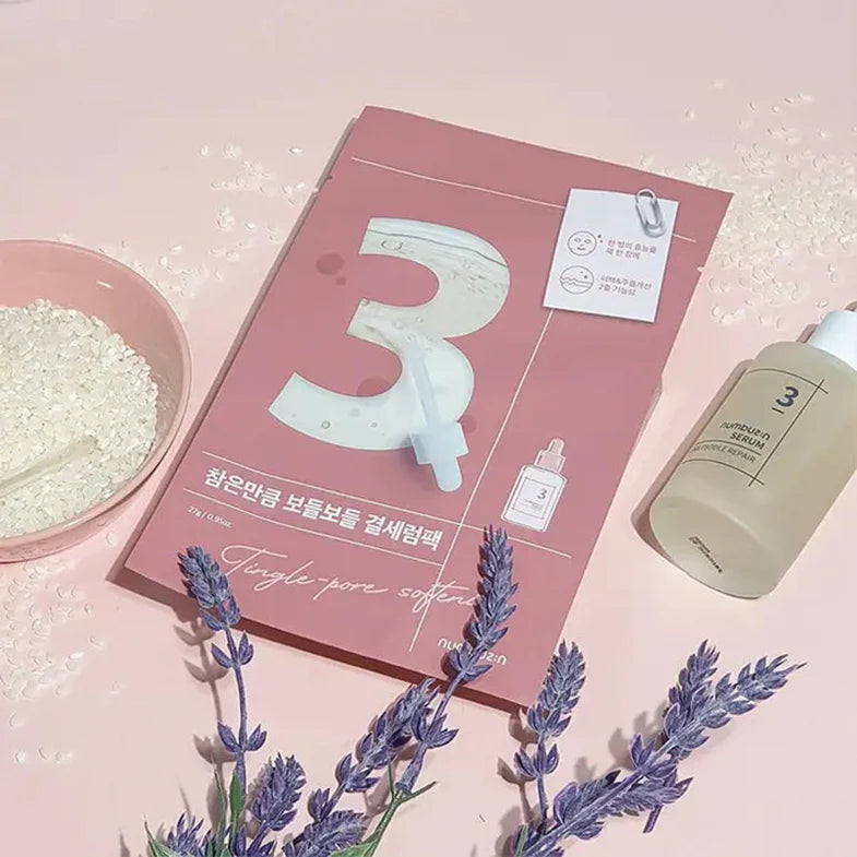 numbuzin - No.3 Tingle-Pore Softening Sheet Mask (10pcs)