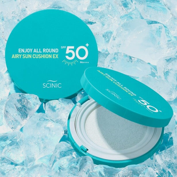 Scinic - Enjoy All Round Airy Sun Cushion EX [SPF50+/PA++++] (25g)