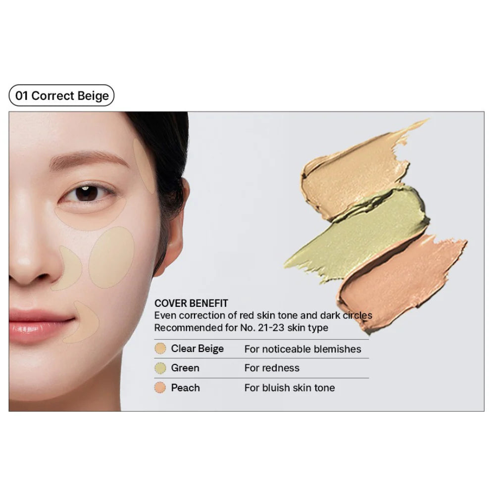The Saem - Cover Perfection Triple Pot Concealer
